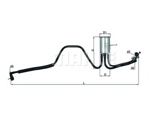 Топливный фильтр KNECHT/MAHLE KL 544