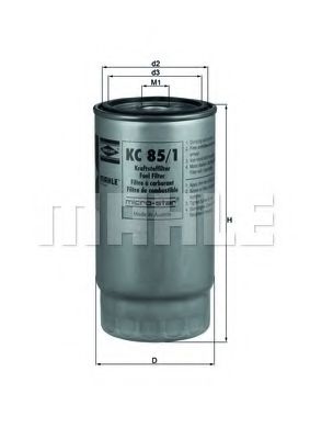 Топливный фильтр KNECHT/MAHLE KC 85/1