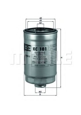 Топливный фильтр KNECHT/MAHLE KC 101