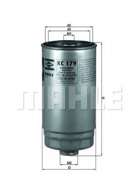Топливный фильтр KNECHT/MAHLE KC 179