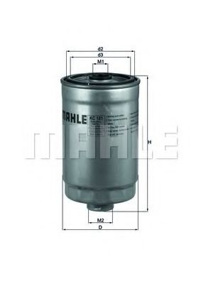 Топливный фильтр KNECHT/MAHLE KC 181