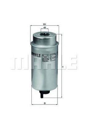 Топливный фильтр KNECHT/MAHLE KC 116
