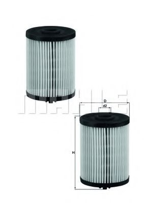 Топливный фильтр KNECHT/MAHLE KX 200D/S