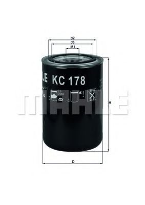 Топливный фильтр KNECHT/MAHLE KC 178