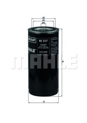 Топливный фильтр KNECHT/MAHLE KC 217