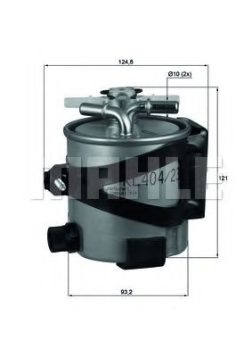 Топливный фильтр KNECHT/MAHLE KLH 44/22