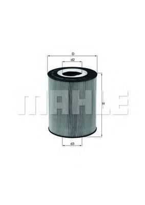 Масляный фильтр KNECHT/MAHLE OX 146D
