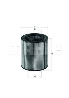 Масляный фильтр KNECHT/MAHLE OX 154/1D