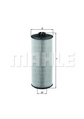 Масляный фильтр KNECHT/MAHLE OX 155D