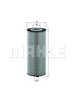 Масляный фильтр KNECHT/MAHLE OX 174D
