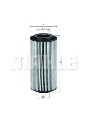 Масляный фильтр KNECHT/MAHLE OX 179D