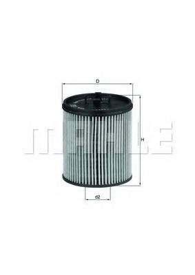 Масляный фильтр KNECHT/MAHLE OX 182D