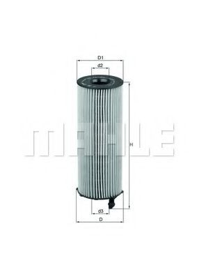 Масляный фильтр KNECHT/MAHLE OX 196/1D