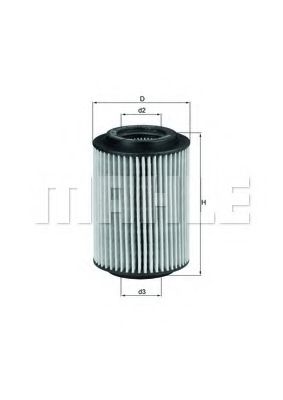 Масляный фильтр KNECHT/MAHLE OX 347D