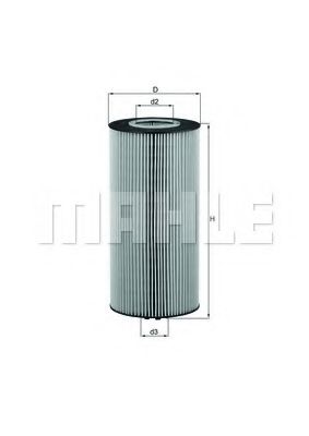 Масляный фильтр KNECHT/MAHLE OX 348D
