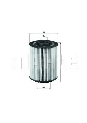 Масляный фильтр KNECHT/MAHLE OX 356D
