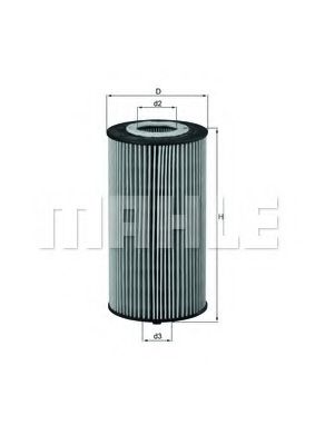 Масляный фильтр KNECHT/MAHLE OX 358D