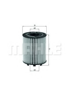 Масляный фильтр KNECHT/MAHLE OX 371D