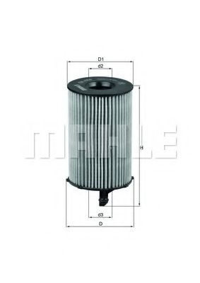 Масляный фильтр KNECHT/MAHLE OX 420D