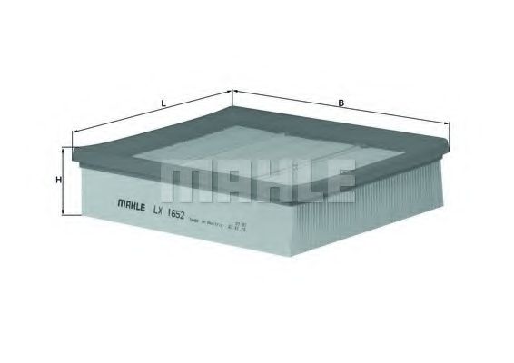 Воздушный фильтр KNECHT/MAHLE LX 1652