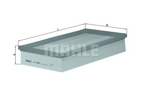 Воздушный фильтр KNECHT/MAHLE LX 1649