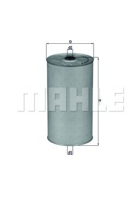 Масляный фильтр KNECHT/MAHLE OX 30D