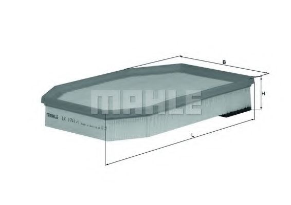 Воздушный фильтр KNECHT/MAHLE LX 1741/1