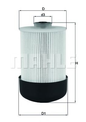 Топливный фильтр KNECHT/MAHLE KX 338/22D