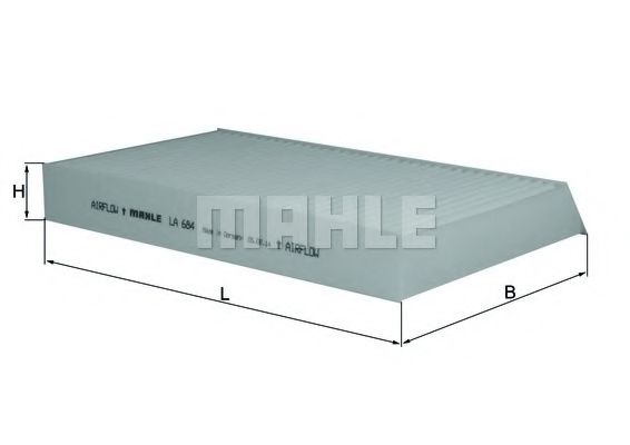 Фильтр салона KNECHT/MAHLE LA 684