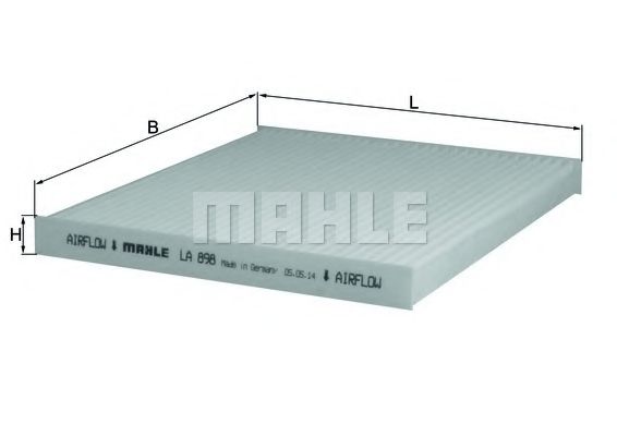Фильтр салона KNECHT/MAHLE LA 898