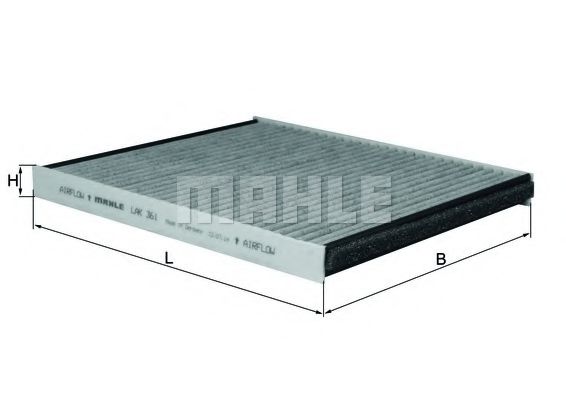 Фильтр салона KNECHT/MAHLE LAK 361