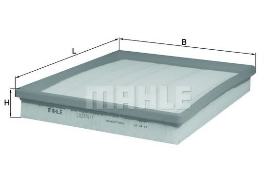 Воздушный фильтр KNECHT/MAHLE LX 2076/1