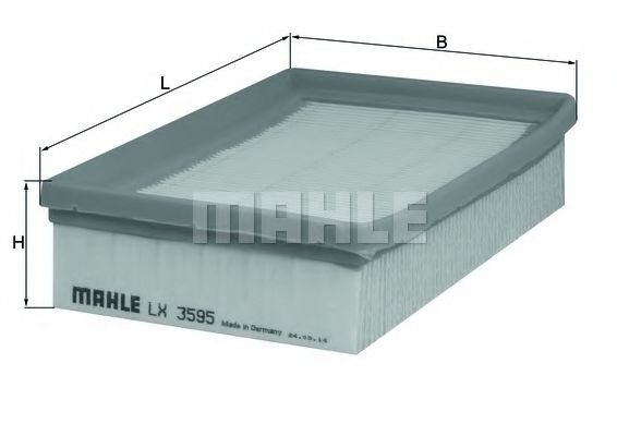 Воздушный фильтр KNECHT/MAHLE LX 3595