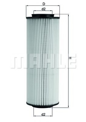 Масляный фильтр KNECHT/MAHLE OX 775D