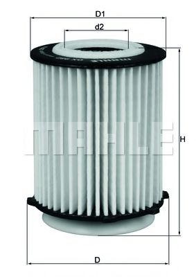 Масляный фильтр KNECHT/MAHLE OX 982D