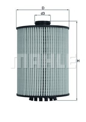 Масляный фильтр KNECHT/MAHLE OX 983D