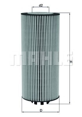 Масляный фильтр KNECHT/MAHLE OX 987D
