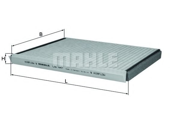 Фильтр салона KNECHT/MAHLE LAK 447
