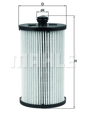 Топливный фильтр KNECHT/MAHLE KX 222D
