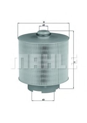 Воздушный фильтр KNECHT/MAHLE LX 1006/1D