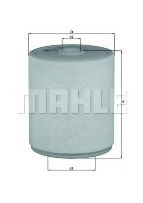 Воздушный фильтр KNECHT/MAHLE LX 2049/4