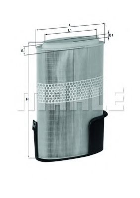 Воздушный фильтр KNECHT/MAHLE LX 1009/6 Воздушный фильтр KNECHT/MAHLE LX 1009/6