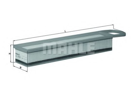 Воздушный фильтр KNECHT/MAHLE LX 2843