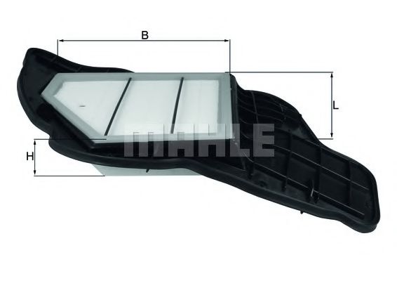 Воздушный фильтр KNECHT/MAHLE LX 1684/5