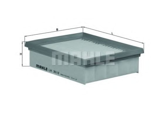 Воздушный фильтр KNECHT/MAHLE LX 3012