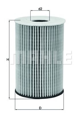 Масляный фильтр KNECHT/MAHLE OX 787D