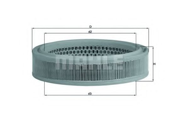 Воздушный фильтр KNECHT/MAHLE LX 166