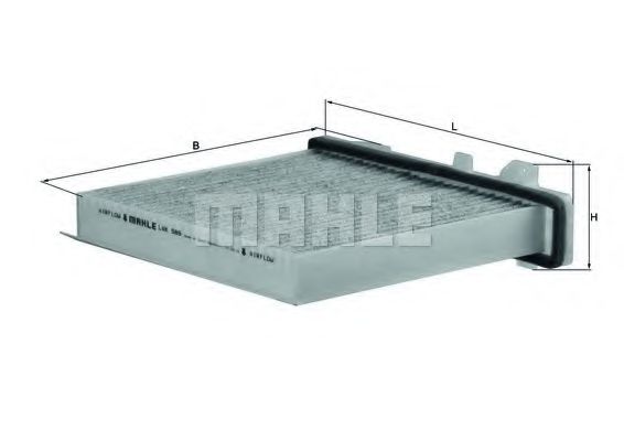 Фильтр салона KNECHT/MAHLE LAK 589