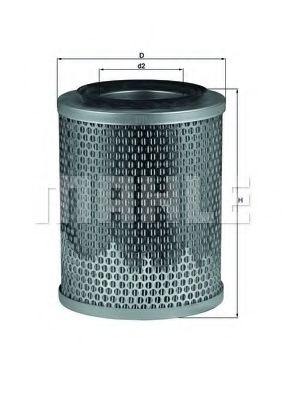Воздушный фильтр KNECHT/MAHLE LX 196