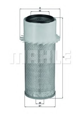 Воздушный фильтр KNECHT/MAHLE LX 18